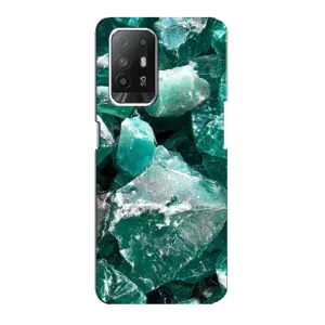 Чохол (Дорого-богато) на Oppo Reno 5z (Смарагд)