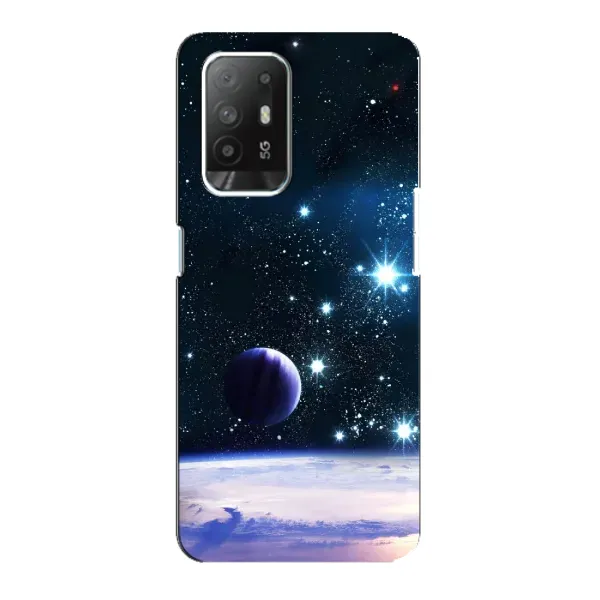 Чехол с рисунком «Космический вид» для OPPO Reno 5z