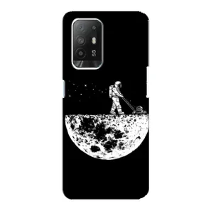 Силіконовый Чохол з принтом "Космонавти" на Oppo Reno 5z (Космонавт)