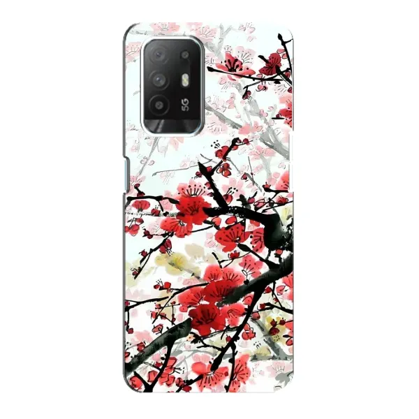 Чехол с рисунком «Красивая Сакура» для OPPO Reno 5z Чехол с рисунком «Красивая Сакура» для OPPO Reno 5z