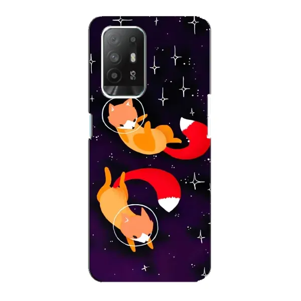 Чехол с рисунком «Лисы» для OPPO Reno 5z Чехол с рисунком «Лисы» для OPPO Reno 5z