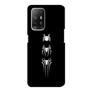 Чехол Супергерой Человека Паука на Oppo Reno 5z (Лого паука)