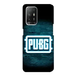 Чохол (TPU) з картинкою "Лого Пабг" на Оппо Рено 5з (Лого PUBG)