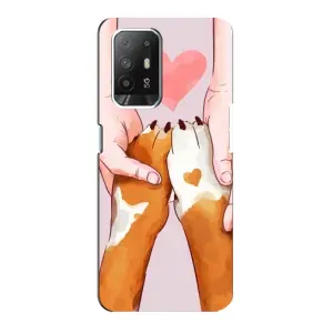 Чохол (ТПУ) Милі песики для Oppo Reno 5z (Любов до собак)