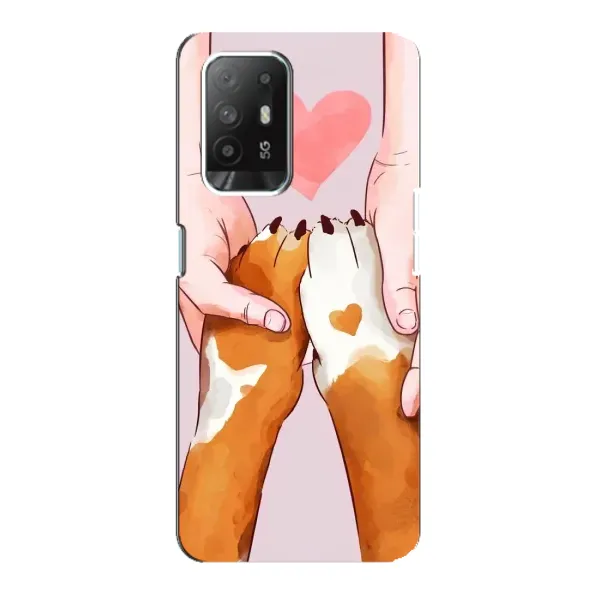 Чехол с рисунком «Любовь к собакам» для OPPO Reno 5z Чехол с рисунком «Любовь к собакам» для OPPO Reno 5z
