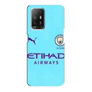 Силиконовые Чехлы принт Футбол на Oppo Reno 5z (Man City)