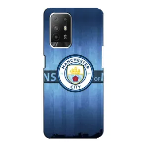 Силиконовые Чехлы принт Футбол на Oppo Reno 5z (ManCity)