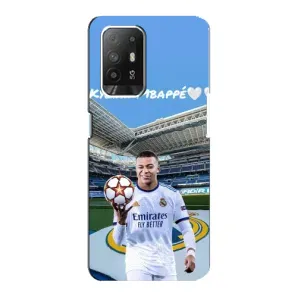 Чехол (TPU) с Футболистом на Oppo Reno 5z (Mbappe Real)