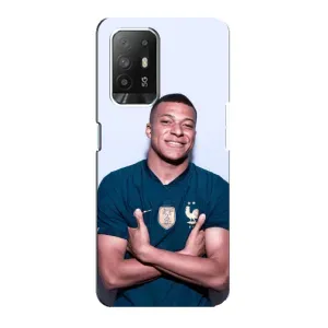 Чехол (TPU) с Футболистом на Oppo Reno 5z (Мбаппешичка)