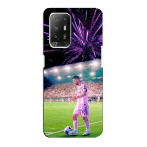 Чехлы Лео Месси в Майами на Oppo Reno 5z (Месси в Майами)