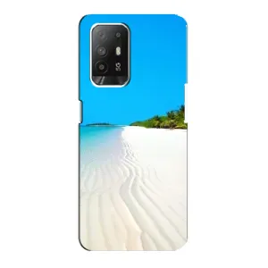 Летний Чехол на Oppo Reno 5z (Море песок)