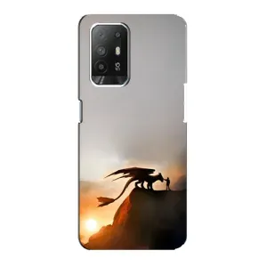 Чехол дракон Беззубик для Oppo Reno 5z (Мультиик Беззубик)