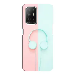Девчачий Чехол для Oppo Reno 5z (Наушники)