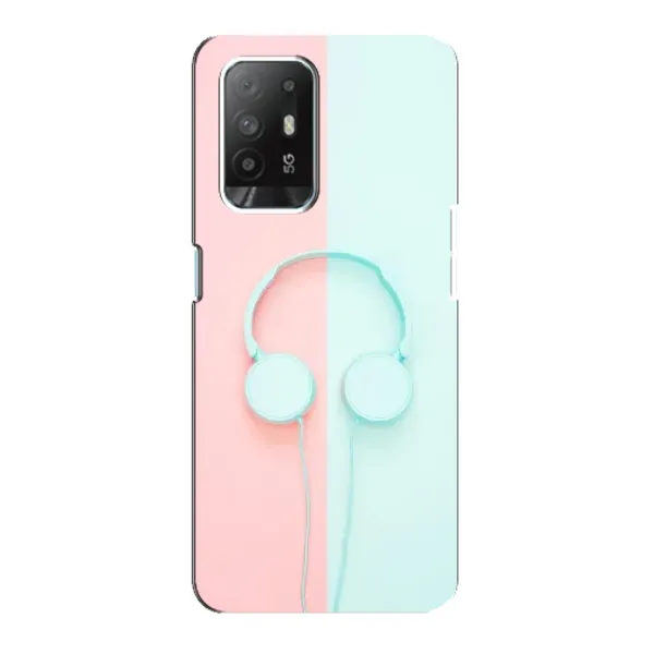 Чехол с рисунком «Наушники» для OPPO Reno 5z Чехол с рисунком «Наушники» для OPPO Reno 5z