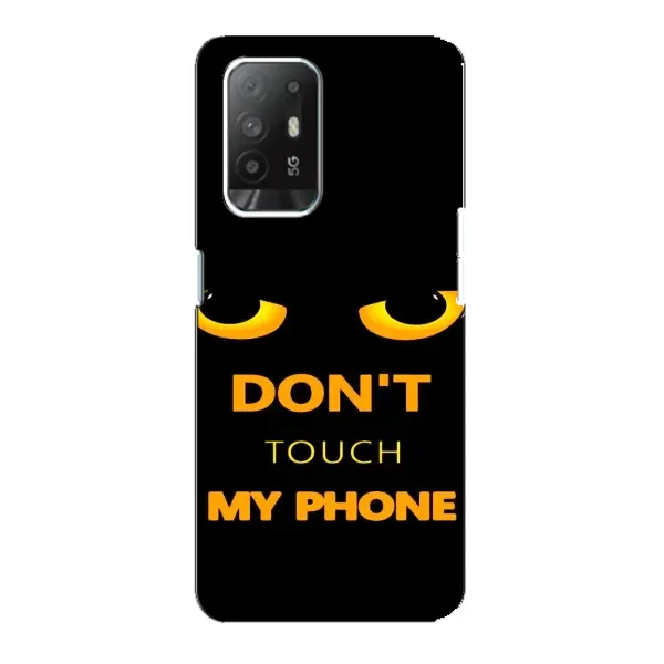 Чехол с рисунком «Не трогай мой телефон» для OPPO Reno 5z Чехол с рисунком «Не трогай мой телефон» для OPPO Reno 5z