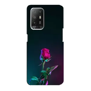 Чехлы с принтом Розочки для Oppo Reno 5z (Ночная роза)