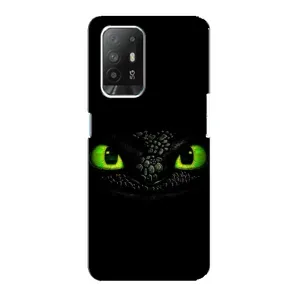 Чехол дракон Беззубик для Oppo Reno 5z (Глаза Беззубика)