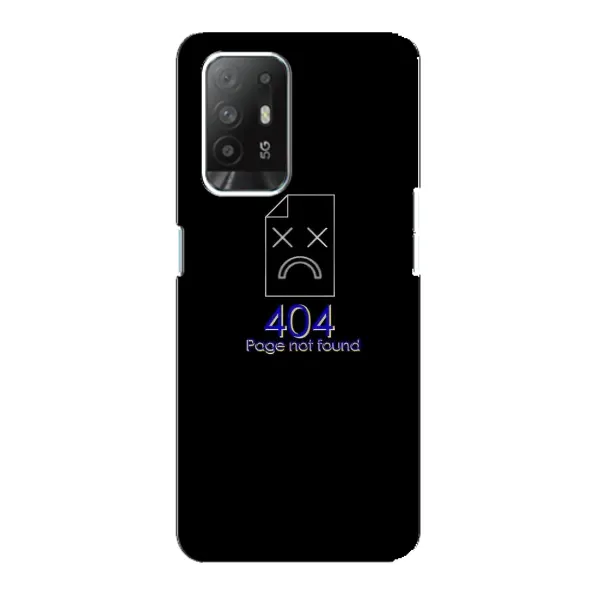 Чехол с рисунком «Ошибка 404» для OPPO Reno 5z Чехол с рисунком «Ошибка 404» для OPPO Reno 5z