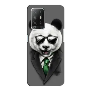 Чехлы с Пандами на Oppo Reno 5z (Панда в очках)