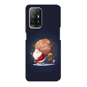 Чехол Санта Клаус для Oppo Reno 5z (Подарки от Санты)