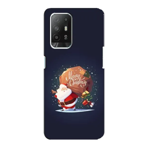 Чехол с рисунком «Подарки от Санты» для OPPO Reno 5z