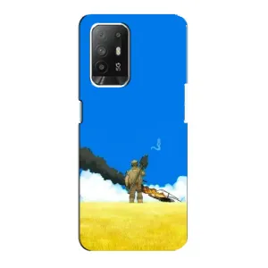 Чехлы на военную тематику для Oppo Reno 5z (Попадание)