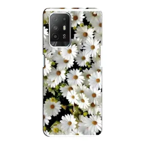 Чехол с ромашками на Oppo Reno 5z (Рамка в ромашках)