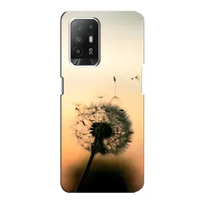 Силиконовый Чехол с одуванчиками на Oppo Reno 5z (Роздумаханый одуванчик)