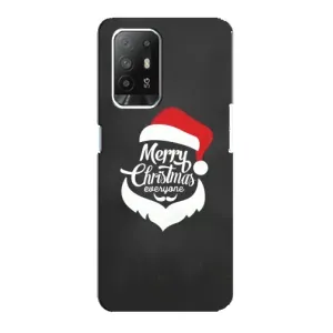 Чехол Санта Клаус для Oppo Reno 5z (Санта Крисмас)