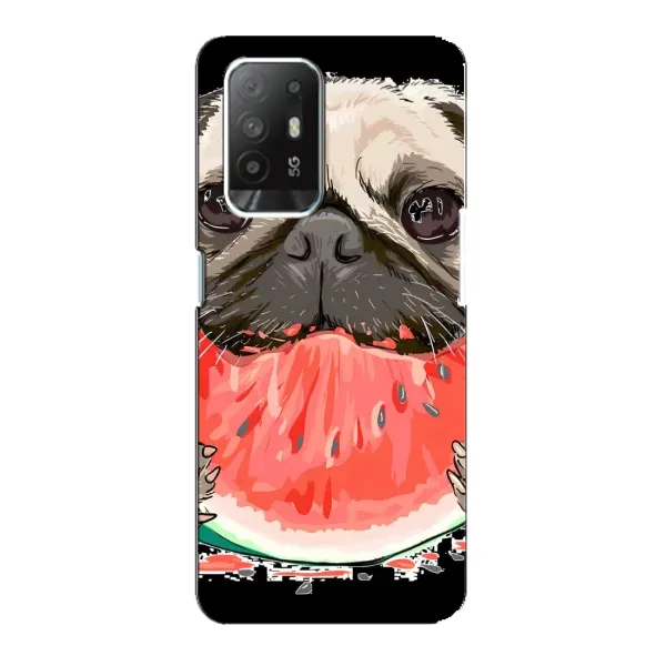 Чехол с рисунком «Смешной Мопс» для OPPO Reno 5z Чехол с рисунком «Смешной Мопс» для OPPO Reno 5z