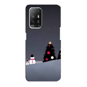 Чехлы на Новый Год Oppo Reno 5z (Снеговички)