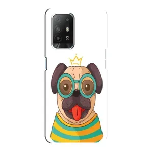 Бампер для Oppo Reno 5z з картинкою "Песики" (Собака Король)