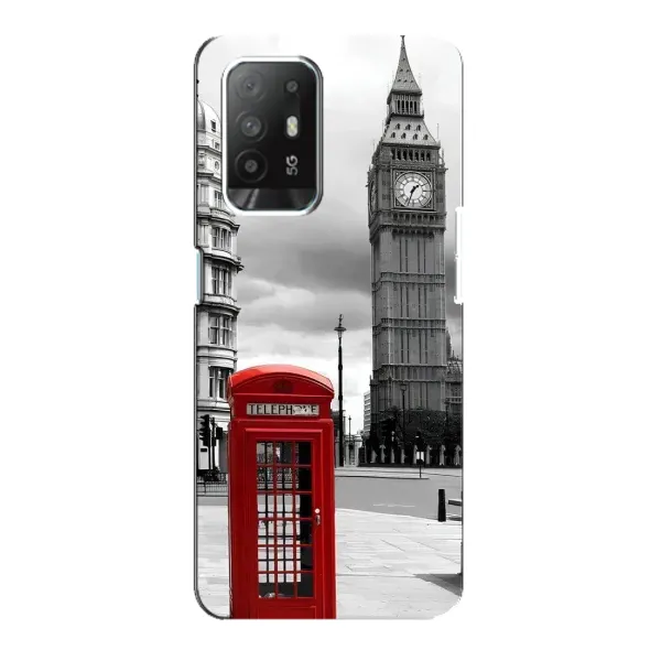 Чехол с рисунком «TELEPHONE» для OPPO Reno 5z