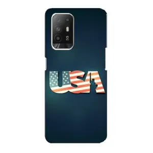 Чохол Прапор USA для Oppo Reno 5z (USA)
