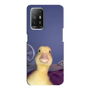 Бампер с принтом Мемы для Oppo Reno 5z (Утка)