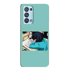 Чехол с персонажами АНИМЕ на Oppo Reno6 Pro Plus 5G (Аканэ Тэндо)