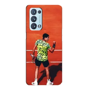 Чохли з прінтом Спортивна тематика для Oppo Reno6 Pro Plus 5G (Алькарас Тенісист)