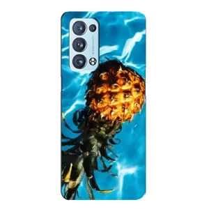 Чохол з зображенням смачної їжі для Oppo Reno6 Pro Plus 5G (Ананас)