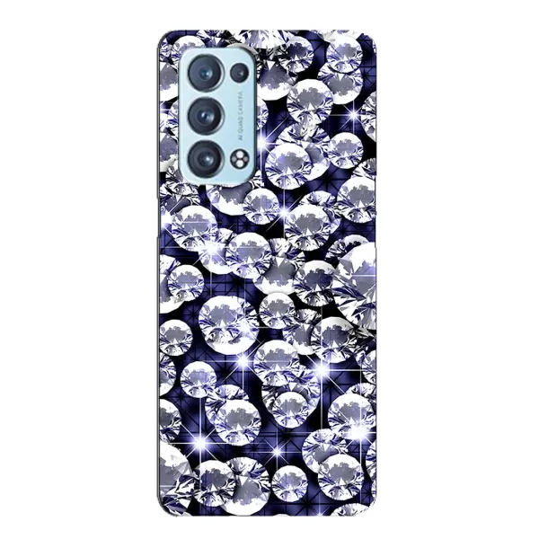 Чехол с рисунком «Бриллианты» для OPPO Reno6 Pro Plus 5G