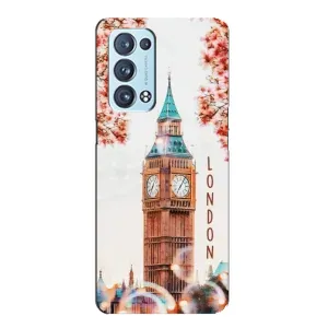 Чехол с рисунком «Часы Лондон» для OPPO Reno6 Pro Plus 5G