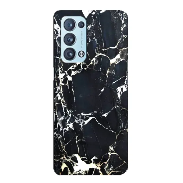 Чехол с рисунком «Чёрный мрамор» для OPPO Reno6 Pro Plus 5G Чехол с рисунком «Чёрный мрамор» для OPPO Reno6 Pro Plus 5G