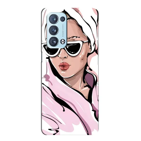 Чехол с рисунком «Девушка в халате» для OPPO Reno6 Pro Plus 5G Чехол с рисунком «Девушка в халате» для OPPO Reno6 Pro Plus 5G