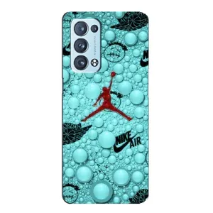 Силіконовый Чохол Nike Air Jordan на Оппо Рено 6 Плюс (5G) (Джордан Найк)