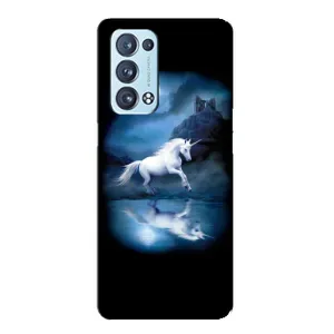 Чехол Unicorn на Oppo Reno6 Pro Plus 5G (Единорог)