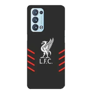 Силиконовые Чехлы принт Футбол на Oppo Reno6 Pro Plus 5G (Эмблема Liverpool)