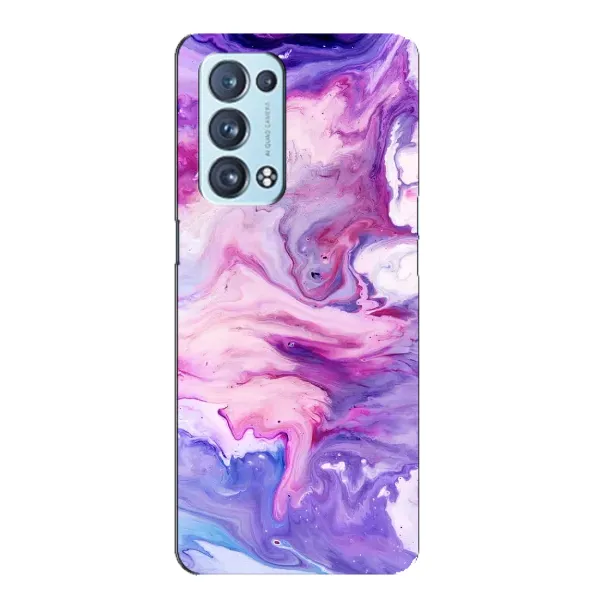 Чехол с рисунком «Фиолетовый мрамор» для OPPO Reno6 Pro Plus 5G Чехол с рисунком «Фиолетовый мрамор» для OPPO Reno6 Pro Plus 5G