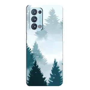 Летний Чехол на Oppo Reno6 Pro Plus 5G (Горный лес)