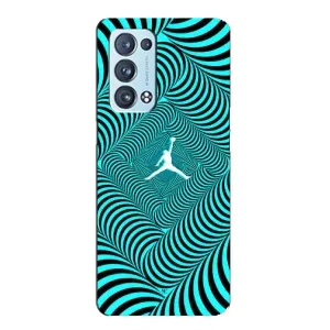 Силіконовый Чохол Nike Air Jordan на Оппо Рено 6 Плюс (5G) (Jordan)