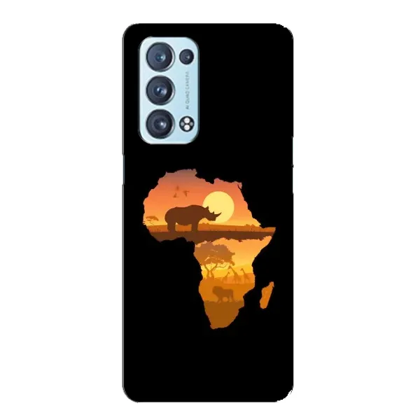 Чехол с рисунком «Карта» для OPPO Reno6 Pro Plus 5G