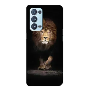 Чехол с картинкой на Oppo Reno6 Pro Plus 5G (Красивый Лев)
